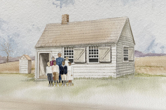 There were no public schools in Westport when Paul’s children were young and he wanted them to have an education. So, he built the first schoolhouse in Westport near his boatyard, hired a teacher, and welcomed any children who wished to attend.