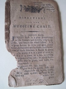 Directions for the Medicine Chest 001