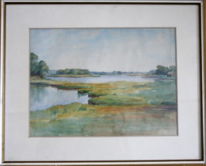 Acoaxet River by Jessie Luther, WHS 2009.010 given in memory of Helen D. Loring