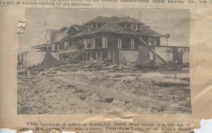 Buildings on Horseneck after 1938 hurricane