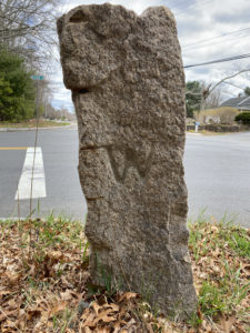 Stone marker located at Old county road and Beeden Road 2022